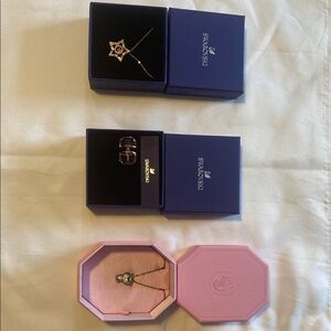 Swarovski Gold and Silver Jewelry Set